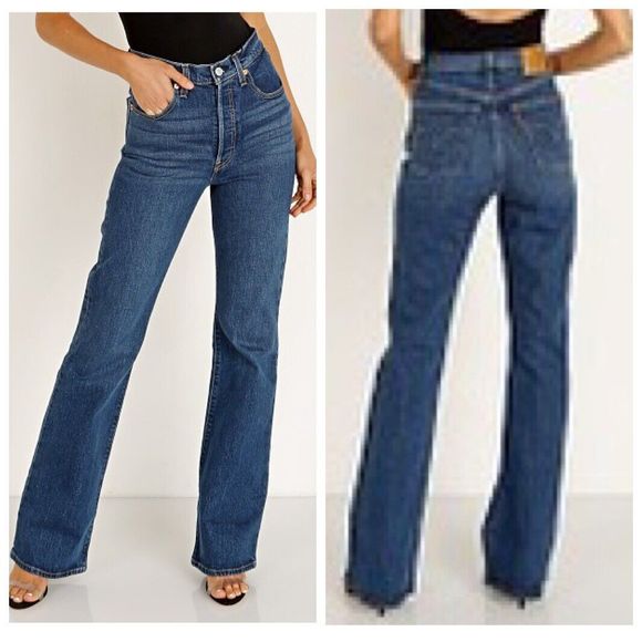 Levi's Denim - Levi's® Premium Denim Ribcage Boot  Bootcut Vintage Style High Rise Jeans 24
